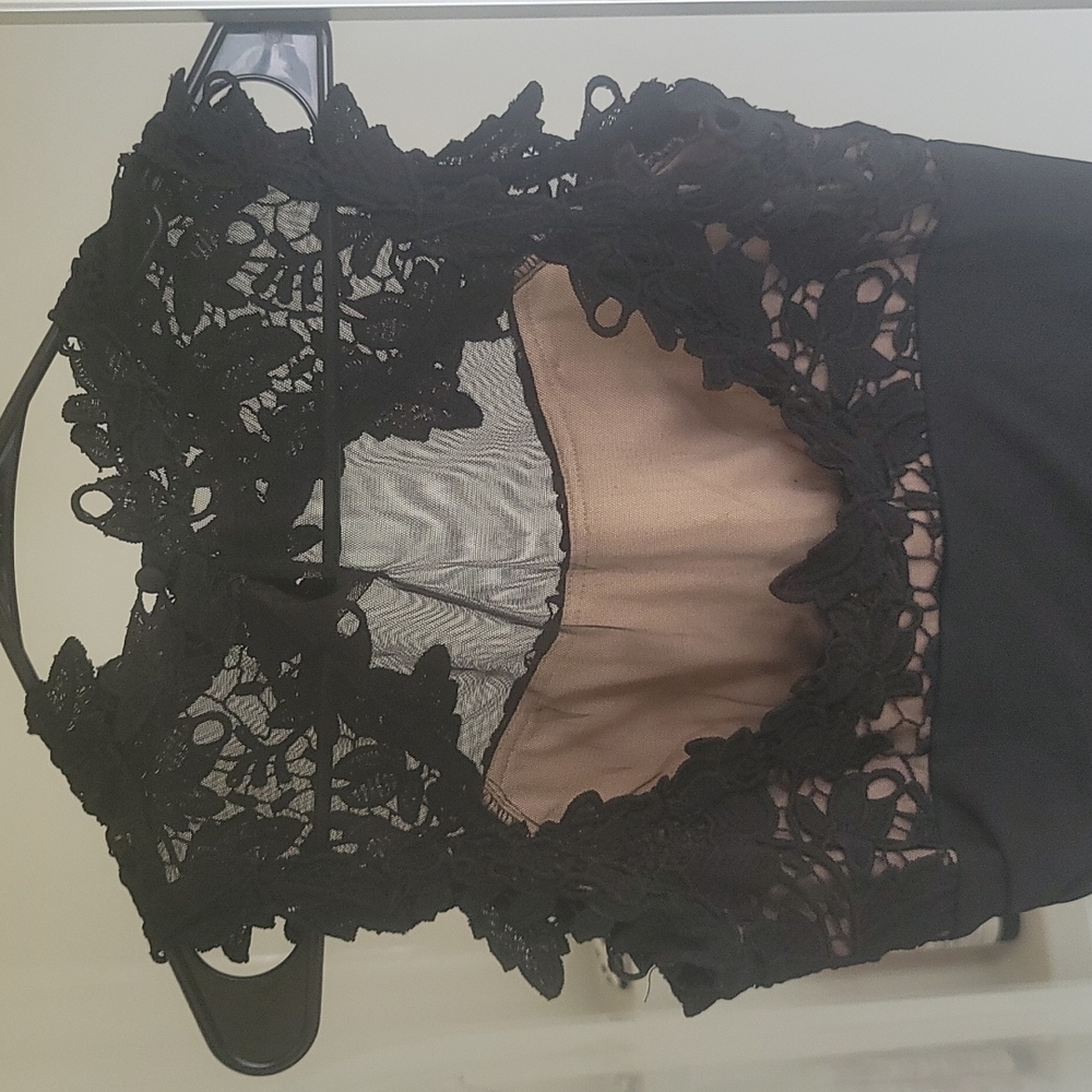Black cocktail dress - size 8 - Picture 4 of 5